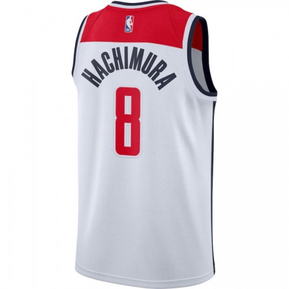 Men's Washington Wizards Rui Hachimura #8 White 2020/21 Swingman Jersey - Association Edition-Pro Kit Vault | Brand New 26/27 Sports Jerseys